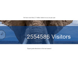 Counting visitors